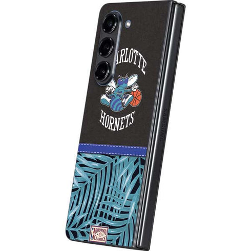 NBA Charlotte Hornets Retro Palms Galaxy Z Fold5 5G Skin